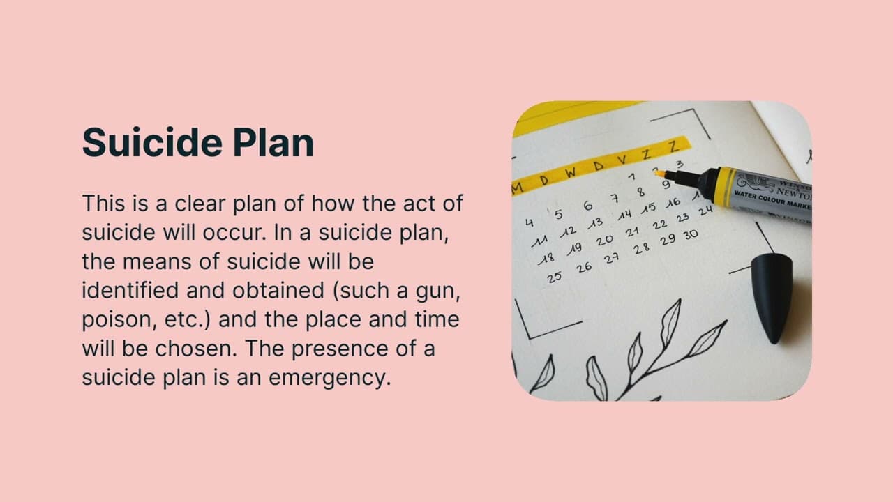 Suicidal Behavior Explained
